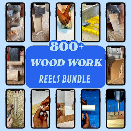 800+ wood work faceless reels for men, men reels, faceless reels, stock videos, melanin faceless, viral reels, tiktok videos.